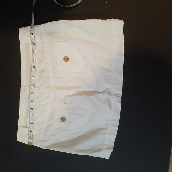 EXPRESS SKIRT Gold Embroidery Roses Sequins WHITE 4 pocket, ribbon tie Size 0 - Picture 3 of 14